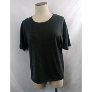 Vintage Studio Works T Shirt Women's Size Medium Top Short Sleeve Dark Gray